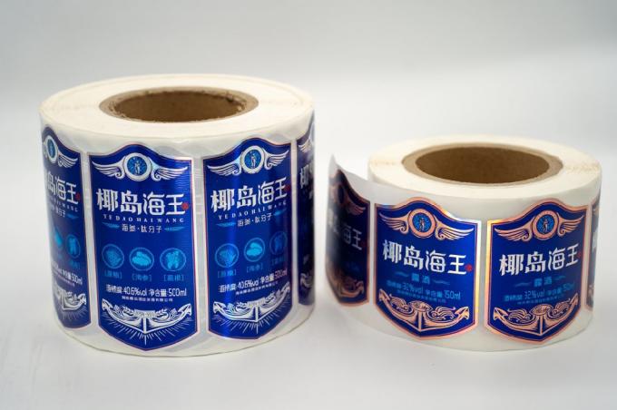 Nhãn nhãn chai gia vị rõ ràng nhãn dán chống nước Nhãn nhãn rượu vang bằng kính giấy 2
