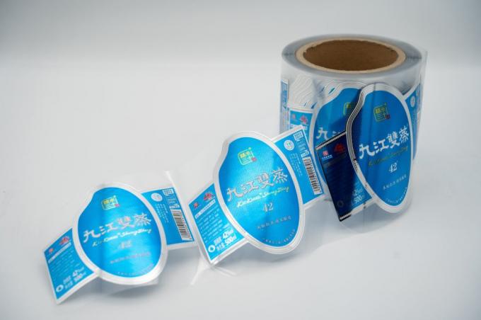 Nhãn nhãn chai rượu vang có thể in rõ ràng Nhãn nhãn kinh doanh tùy chỉnh giấy dán in 3