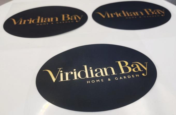 Custom Die Cut Vinyl Stickers Gloss Self Adhesive Label Roll 5
