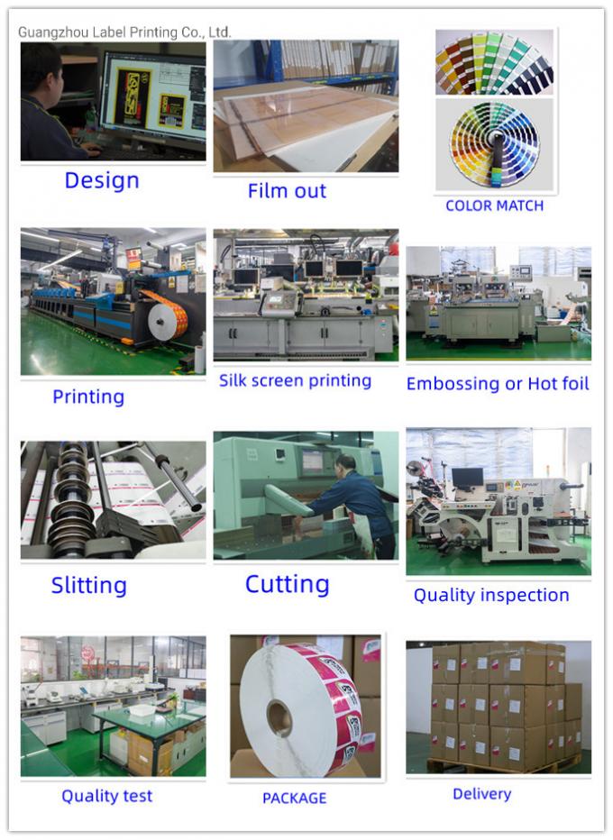 Bản thân gắn kết Logo chai rượu vang nhãn PVC chống nước Vinyl cắt dán nhãn 1