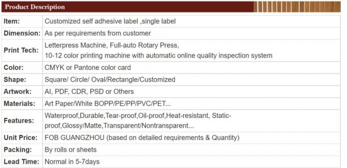 Bản thân gắn kết Logo chai rượu vang nhãn PVC chống nước Vinyl cắt dán nhãn 9