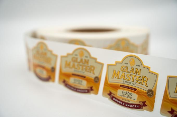 Full Color in ấn nhãn tự dán cuộn Logo tùy chỉnh dán chống nước 2