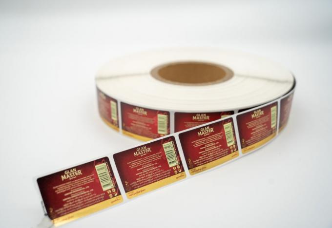 Full Color in ấn nhãn tự dán cuộn Logo tùy chỉnh dán chống nước 3