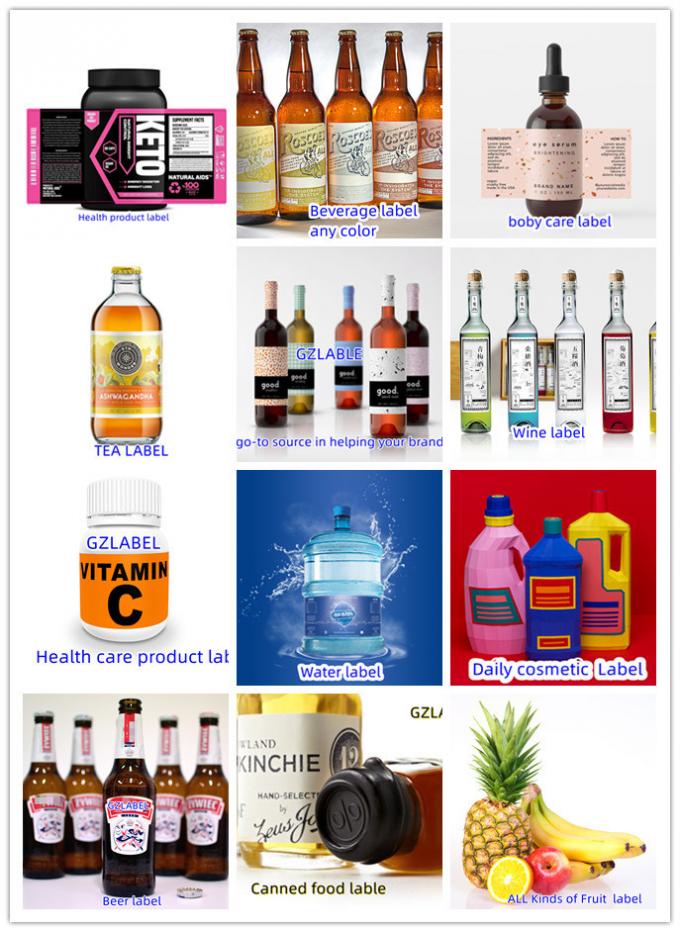 Nhãn chai rượu không thấm nước Nhãn rượu Whisky tự dính Nhãn dán vinyl in 1