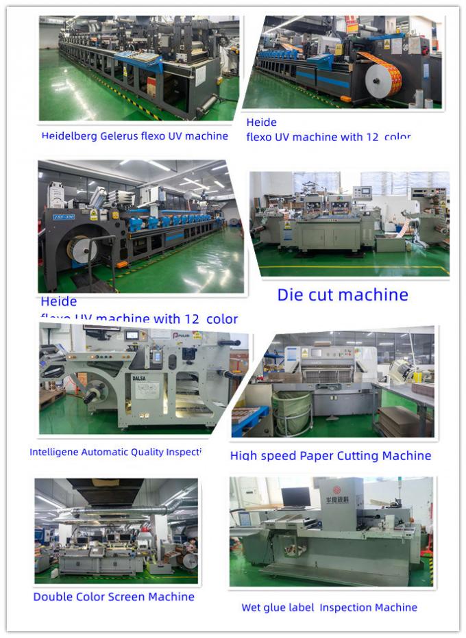 Lamination dán dán và nhiều tùy chọn thủ công cho nhãn chai đồ uống 5