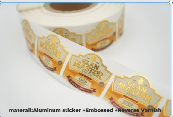Lamination dán dán và nhiều tùy chọn thủ công cho nhãn chai đồ uống 7