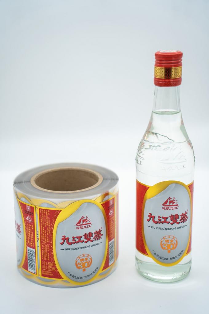 Nhãn nhãn chống nước có thể in cho chai 6