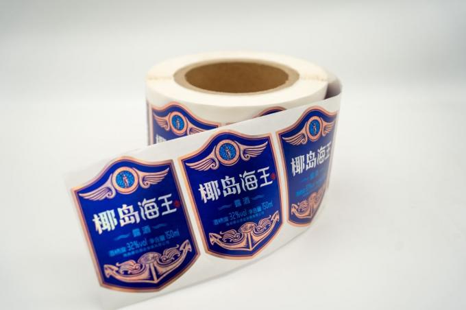 Bản thân dán nhãn chai rượu vang cá nhân Transparent Custom Waterproof Label Stickers 5