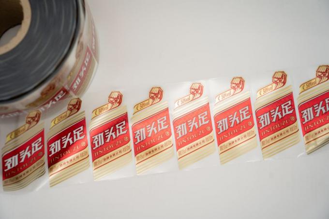 Bản thân dán nhãn chai rượu vang cá nhân Transparent Custom Waterproof Label Stickers 4
