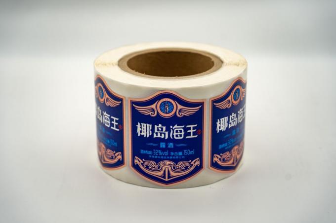 Bản thân dán nhãn chai rượu vang cá nhân Transparent Custom Waterproof Label Stickers 6