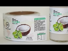 Nhãn nhãn dán tròn theo yêu cầu với năng lực sản xuất tuyệt vời cho nhãn chai đồ uống