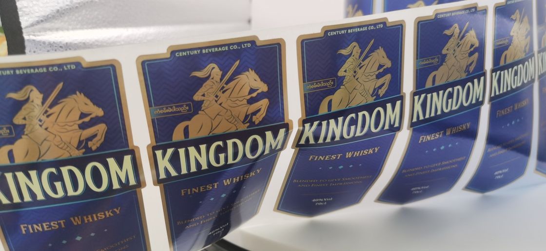 Logo tùy chỉnh Địa chỉ trả về rõ ràng nhãn dán Đen dán giấy dán