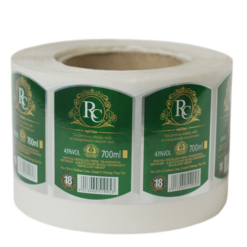 Tự dính Custom Clear Vinyl Stickers Transparent Printed Return Address Labels