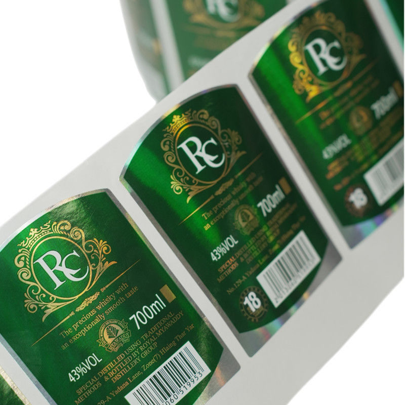 Tự dính Custom Clear Vinyl Stickers Transparent Printed Return Address Labels