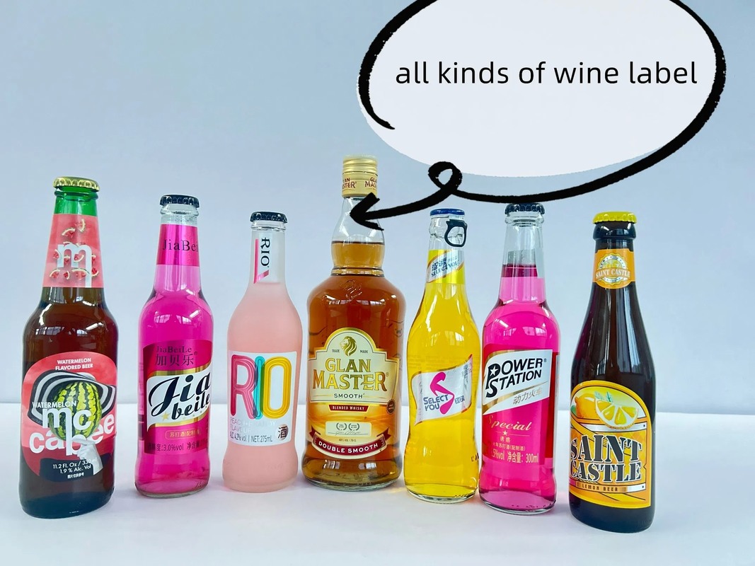 Custom Label Sticker with 10-12 Color Printing for Food and Beverage Grade Applications