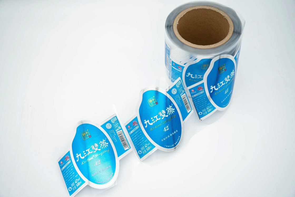 Gold Foil Static-proof Glossy/Matte Custom Adhesive Label Sticker for Wine Bottle