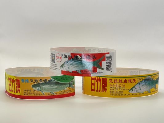 Nhãn nhãn chai rượu vang rõ ràng cá nhân Vòng chống nước nhãn hiệu công ty tùy chỉnh