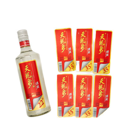Nhãn keo ướt hiệu suất cao cho nhãn thực phẩm và đồ uống